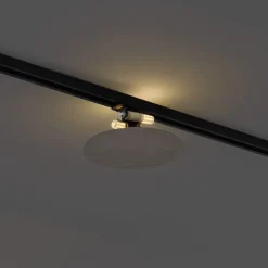 Moderne gunmetal Deckenleuchte für Schienenbeleuchtungssystem 1-phasig 2-Lichter - Iconic Pulley