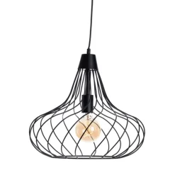 Moderne hanglamp zwart - Iggy