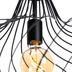 Moderne hanglamp zwart - Iggy