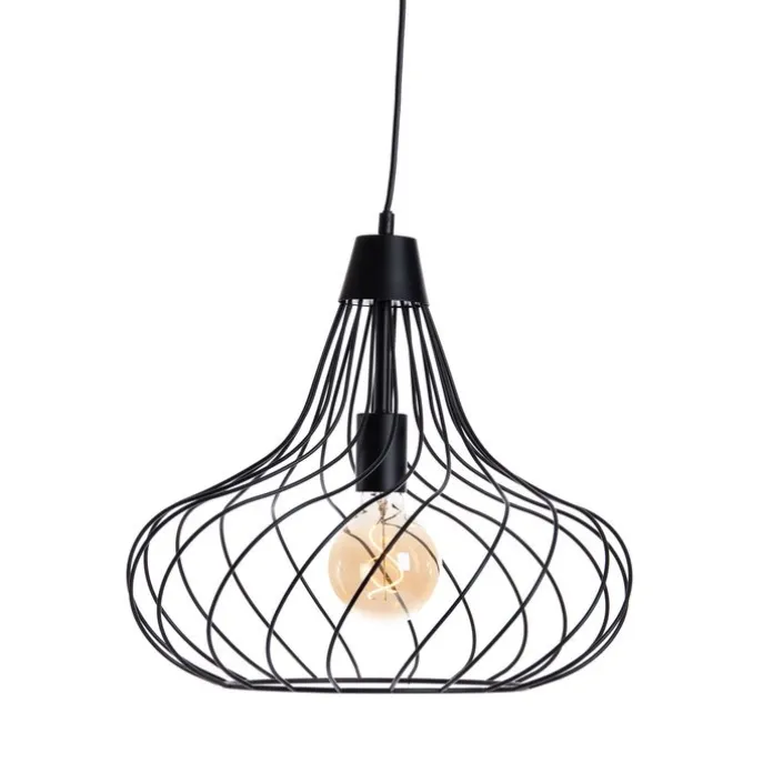 Moderne hanglamp zwart - Iggy