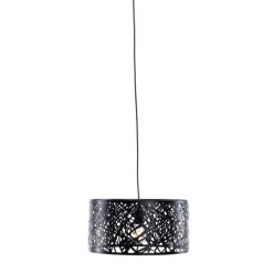 Moderne hanglamp zwart - Ludwig