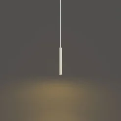 Moderne Hängelampe Beige mit Weiß für 1-Phasen-Schienensystem - Iconic Frini