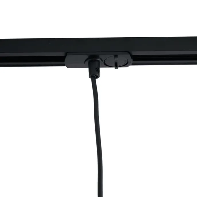 Moderne Hängelampe Beige mit Schwarz für Schienensystem 1-phasig - Iconic Frini