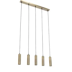 Moderne Hängelampe Bronze 5-flammig - Jeana