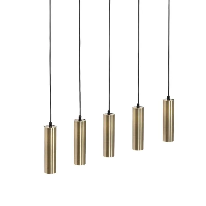 Moderne Hängelampe Bronze 5-flammig - Jeana