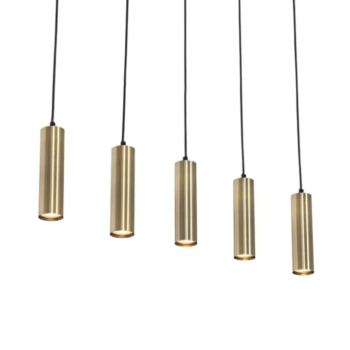 Moderne Hängelampe Bronze 5-flammig - Jeana