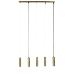 Moderne Hängelampe Bronze 5-flammig - Jeana