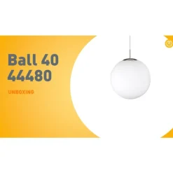 Moderne Hängelampe Glas 40cm - Ball