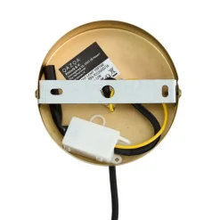 Moderne Hängelampe Gold mit bernsteinfarbenem Glas - Traditional