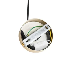 Moderne Hängelampe Gold mit Opalglas 3-flammig - Coby