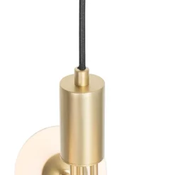 Moderne Hängelampe Gold mit Opalglas 3-flammig - Coby