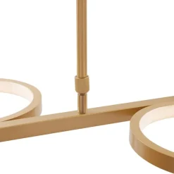 Moderne Hängelampe inkl. LED 3-stufig dimmbar gold 5-flammig - Vivé