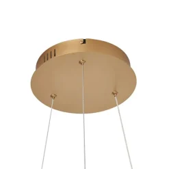 Moderne Hängelampe Messing 59cm inkl. LED 3-Stufen-Dimmbar - Anello Chandelier