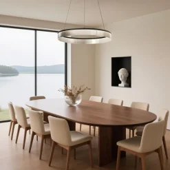 Moderne Hängelampe Schwarz 78cm inkl. LED 3-Stufen-Dimmbar - Anello Chandelier