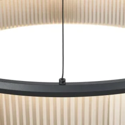 Moderne Hängelampe Schwarz 78cm inkl. LED 3-Stufen-Dimmbar - Anello Chandelier