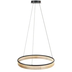 Moderne Hängelampe Schwarz 78cm inkl. LED 3-Stufen-Dimmbar - Anello Chandelier
