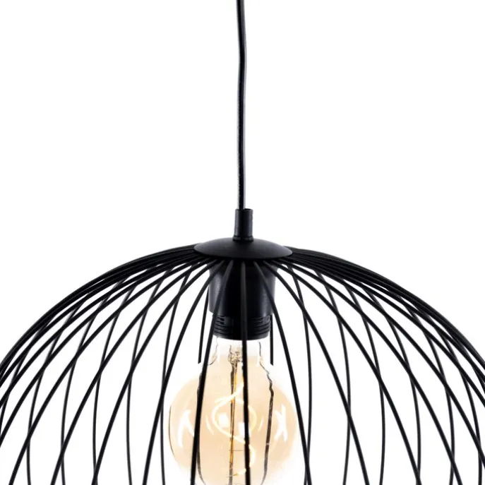 Moderne Hängelampe schwarz 40 cm - Koopa