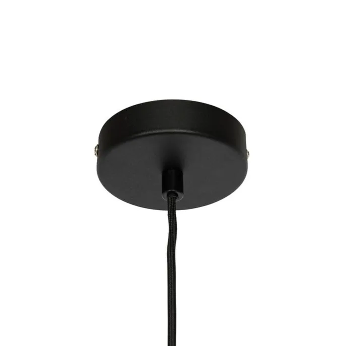 Moderne Hängelampe Schwarz mit Betonschirm - Nick