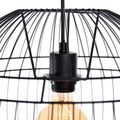 Moderne Hängelampe schwarz 38 cm - Sphaera