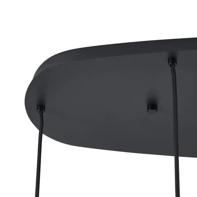 Moderne Hängelampe Schwarz 6-flammig - Biles