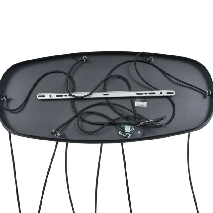 Moderne Hängelampe Schwarz 6-flammig - Biles