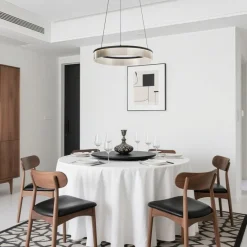 Moderne Hängelampe schwarz 59cm inkl. LED 3-Stufen-Dimmbar - Anello Chandelier