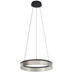 Moderne Hängelampe schwarz 59cm inkl. LED 3-Stufen-Dimmbar - Anello Chandelier