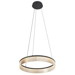 Moderne Hängelampe schwarz 59cm inkl. LED 3-Stufen-Dimmbar - Anello Chandelier