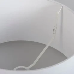 Moderne Hängelampe schwarz mit Schirm 45 cm weiß - Combi 1