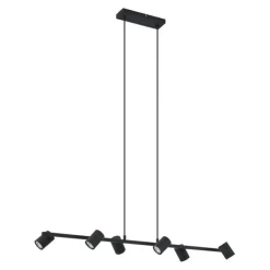 Moderne Hängelampe schwarz 6-flammig - Jeana Straight