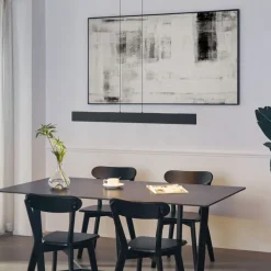 Moderne Hängelampe schwarz inkl. LED 3-Stufen-Dimmbar Easylift - Straight