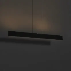 Moderne Hängelampe schwarz inkl. LED 3-Stufen-Dimmbar Easylift - Straight