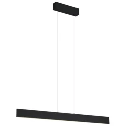 Moderne Hängelampe schwarz inkl. LED 3-Stufen-Dimmbar Easylift - Straight