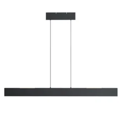 Moderne Hängelampe schwarz inkl. LED 3-Stufen-Dimmbar Easylift - Straight