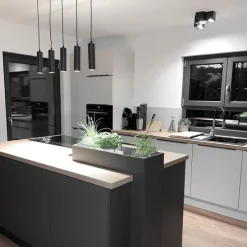 Moderne Hängelampe schwarz 5-flammig - Jeana