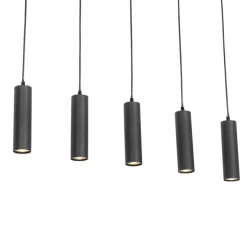 Moderne Hängelampe schwarz 5-flammig - Jeana