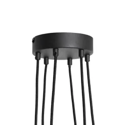 Moderne Hängelampe schwarz 80 cm 6 Lichter - Sydney