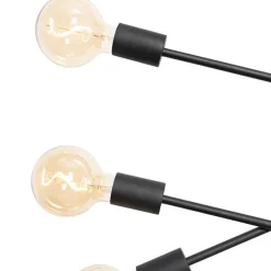 Moderne Hängelampe schwarz 80 cm 6 Lichter - Sydney