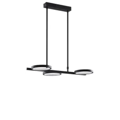 Moderne Hängelampe schwarz inkl. LED 3-stufig dimmbar 3-flammig - Vivé