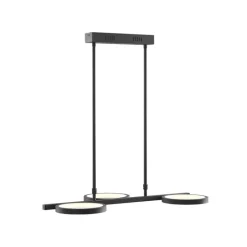 Moderne Hängelampe schwarz inkl. LED 3-stufig dimmbar 3-flammig - Vivé