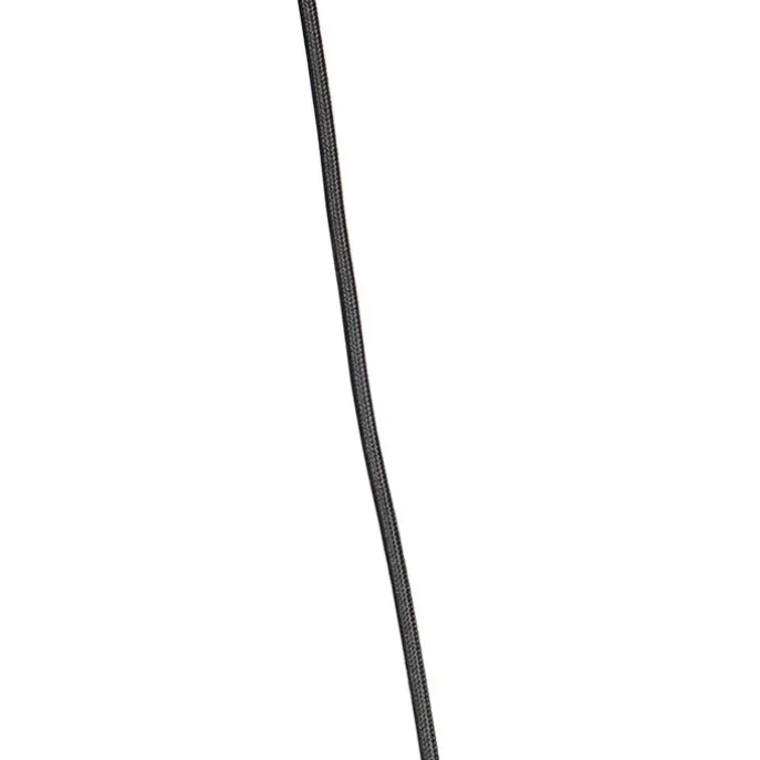 Moderne Hängelampe Schwarz mit grauem Glas 20cm - Pallon