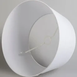 Moderne Hängelampe schwarz mit weißem Schirm 45 cm - Pendel