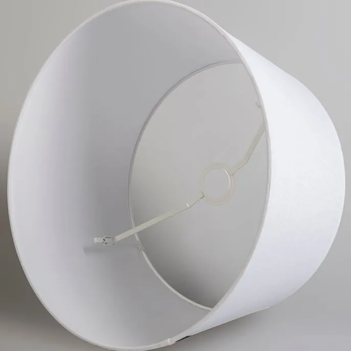 Moderne Hängelampe schwarz mit weißem Schirm 45 cm - Pendel