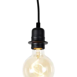 Moderne Hängelampe schwarz 2-flammig - Cava