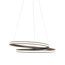 Moderne Hängelampe schwarz 74 cm inkl. LED - Rowan