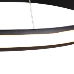 Moderne Hängelampe schwarz 74 cm inkl. LED - Rowan