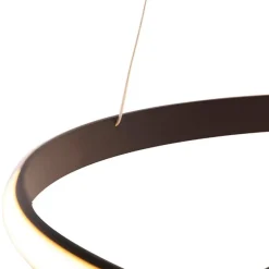 Moderne Hängelampe schwarz 74 cm inkl. LED - Rowan