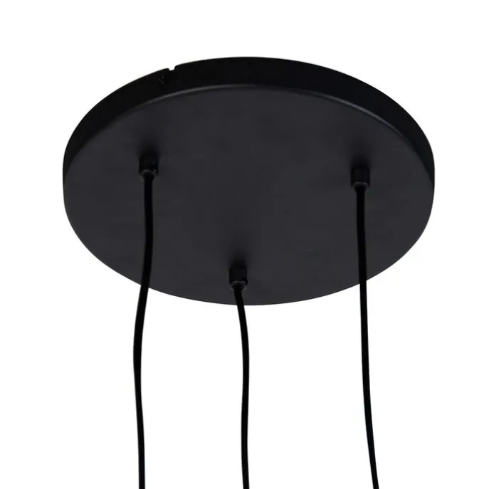 Moderne Hängelampe schwarz 3-flammig - Stream