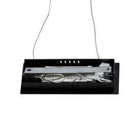 Moderne Hängelampe schwarz 90 cm inkl. LED - Banda