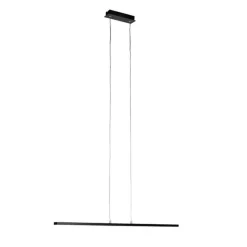Moderne Hängelampe schwarz 90 cm inkl. LED - Banda